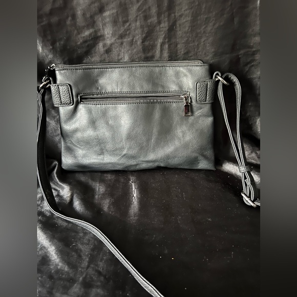 Gussaci black leather crossbody bag - Picture 4 of 5